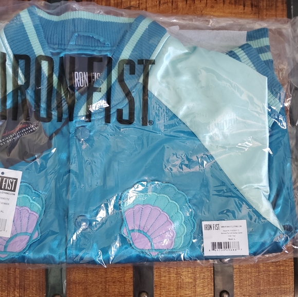 🧜‍♀Iron Fist Mermaid For Life Bomber Jacket🧜‍♀️ - Picture 14 of 16